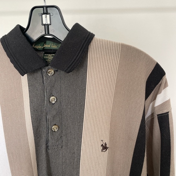 Vintage Knights of Round Table Longsleeve Polo - Picture 3 of 4